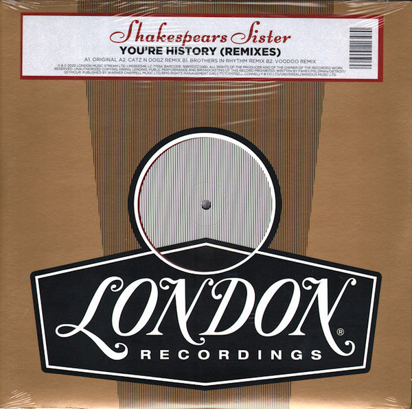 Shakespears Sister – You're History Remixes 🇺🇸
