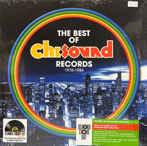 Various Artists – Best of Chi-sound -  Records 1976-1984  (Translucent Blue Vinyl) 🇺🇸
