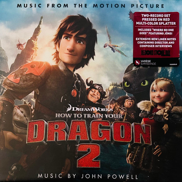 John Powell – How to Train Your Dragon 2 OST (Red Multicolor Splatter Vinyl/2LP) (RSD) 🇺🇸