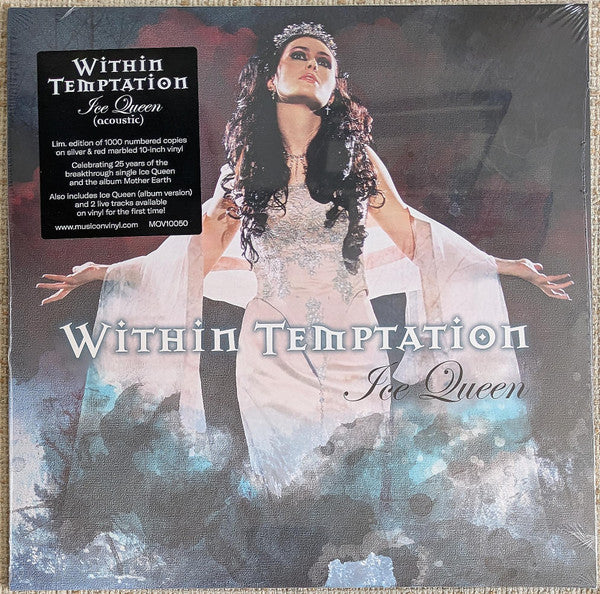 Within Temptation – Ice Queen (Acoustic) (Numbered/Silver & Red Marbled Vinyl) (Ep) 🇺🇸