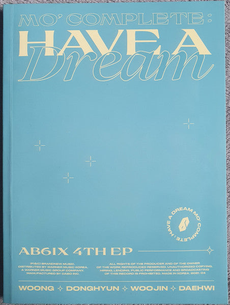 Ab6ix – Mo' Complete: Have a Dream (4th EP) [CD Nuevo] 💿 🇺🇸