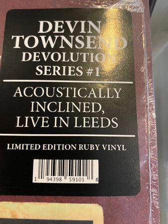 Devin Townsend – Devolution Series #1 - Acoustically Inclined, Live in Leeds (Ruby Vinyl) (I) 🇺🇸