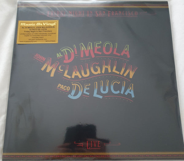 John; Al Di Meola; Paco de Lucia Mclaughlin – Friday Night in San Francisco (Turquoise Vinyl) 🇺🇸