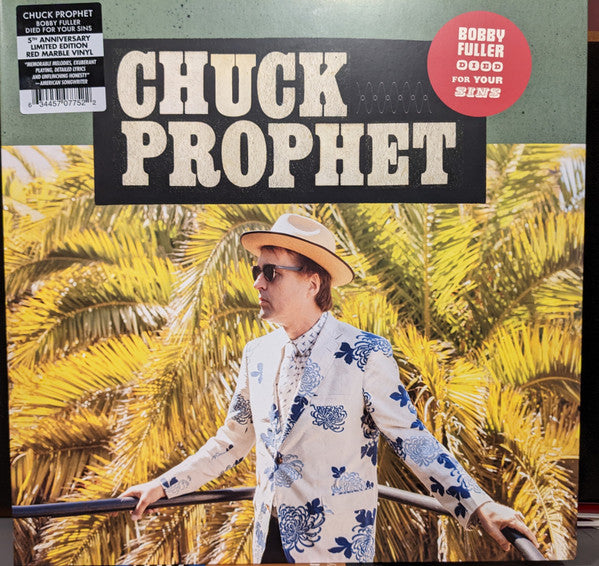 Chuck Prophet – Bobby Fuller Died for Your Sins (5TH Anniversary Edition) (Red Cloudy Vinyl) 🇺🇸