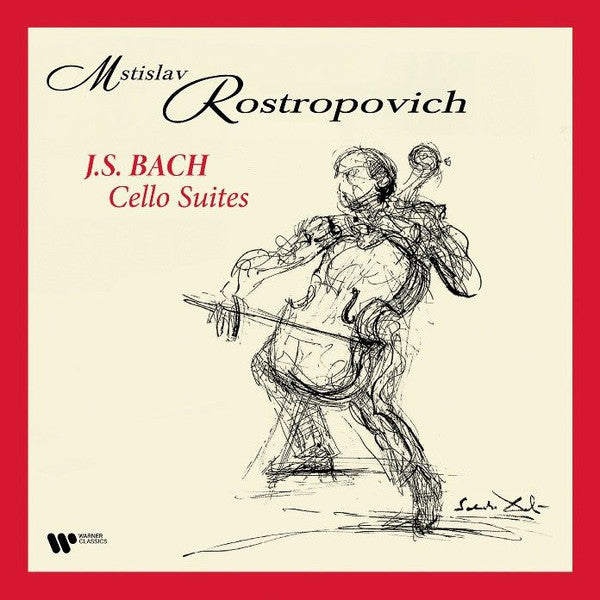 Mstislav Rostropovich – Bach Cello Suites (4LP/180G/Import) 🇺🇸