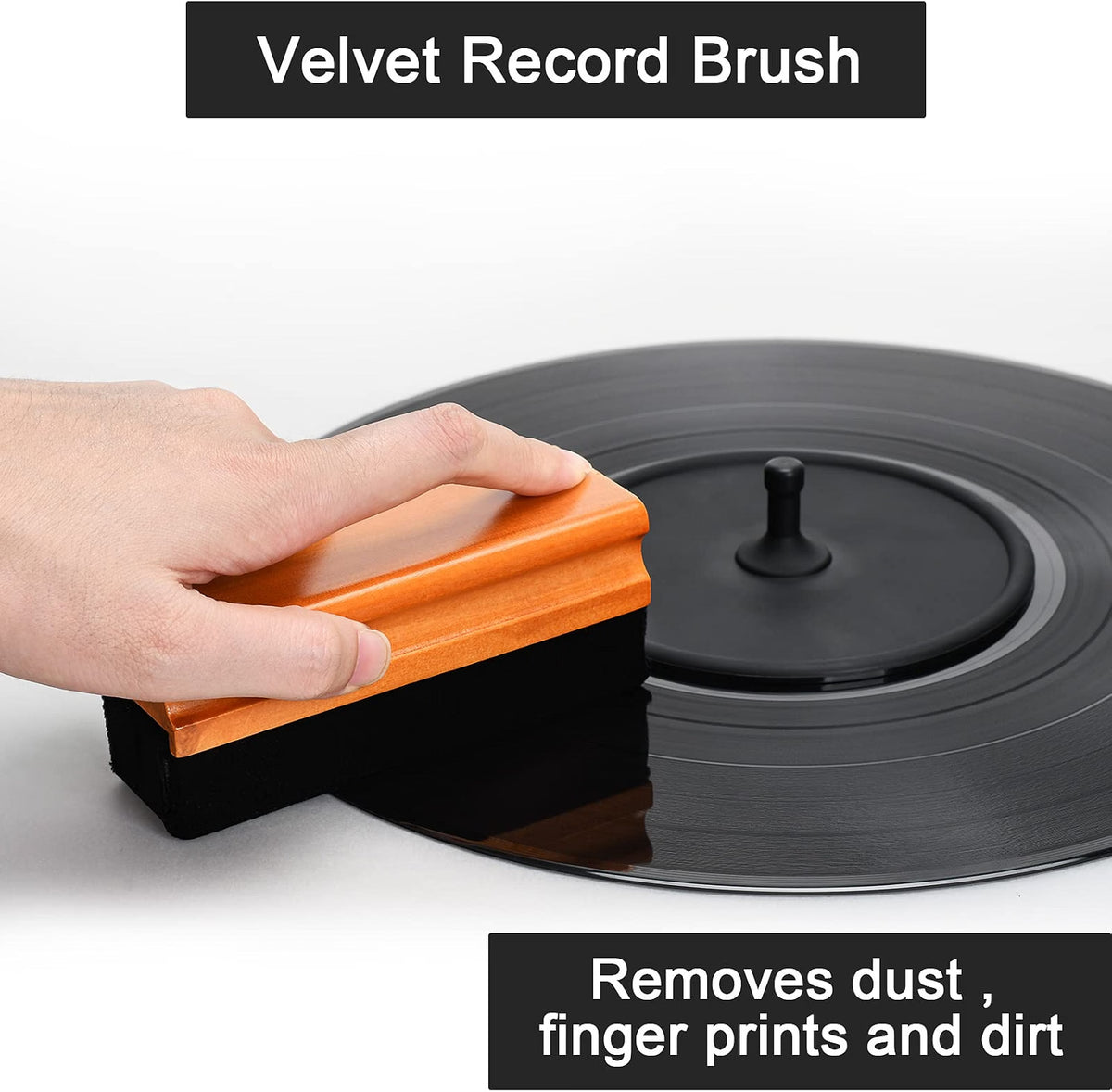 Kit completo de limpieza de discos de vinilo 7 en 1