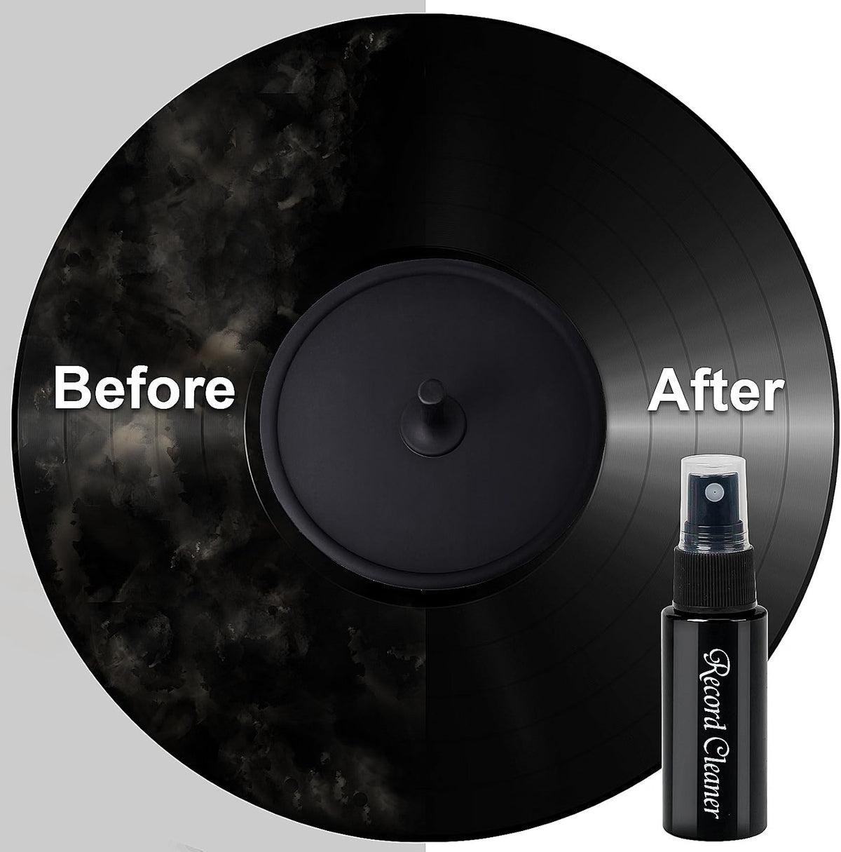 Kit completo de limpieza de discos de vinilo 7 en 1