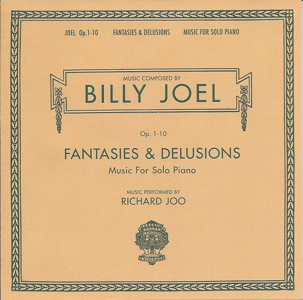 Billy Joel – Fantasies & Delusions (Opus 1-10 Music for Solo Piano) [CD Nuevo] 💿 🇺🇸