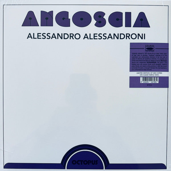 Alessandro Alessandroni – Angoscia (Color Vinyl) 🇺🇸