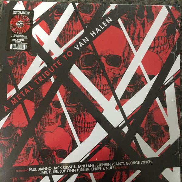 Various Artists – Metal Tribute to Van Halen Rious (Red/white/black Splatter Vinyl) 🇺🇸