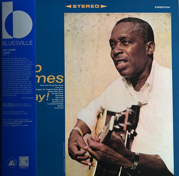 Skip James – Today! (Bluesville Acoustic Sounds Series) 🇺🇸
