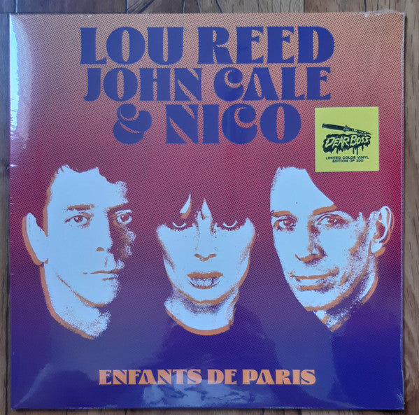 Lou; John Cale & Nico Reed – Enfants De Paris: Live at Bataclan, Paris, 1972 (Color Vinyl) 🇺🇸