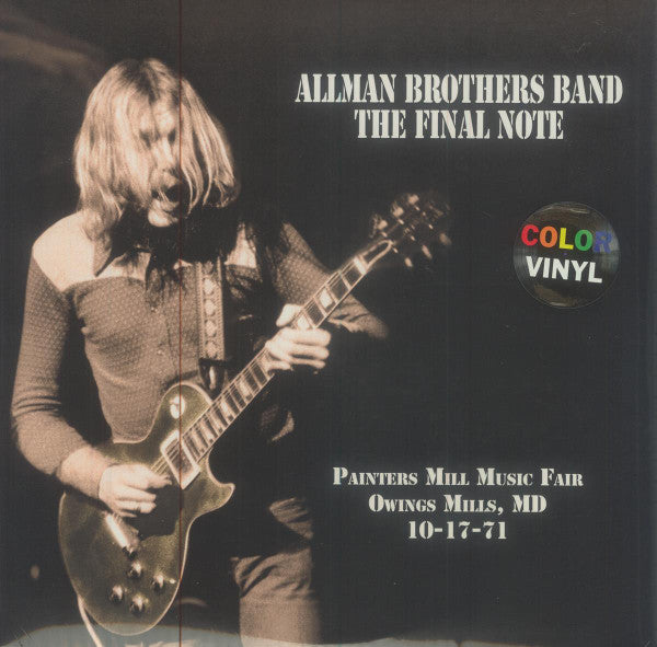 Allman Brothers Band – Final Note (2LP/Salmon Vinyl) 🇺🇸