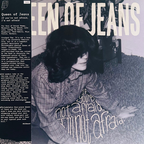 Queen of Jeans – If You're Not Afraid, I'm Not Afraid (Beige W/ Navy Blue Splatter Vinyl) 🇺🇸