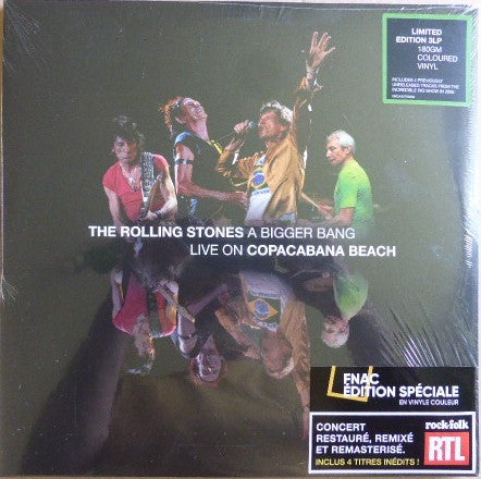 Rolling Stones – Bigger Bang Live on Copacabana Beach (Multi Color Vinyl/3LP) 🇺🇸
