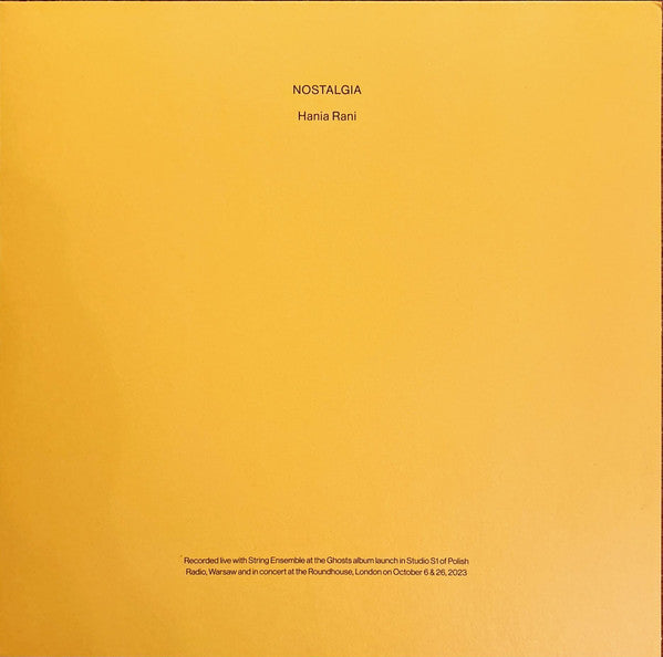 Hania Rani – Nostalgia (2Lp) 🇺🇸