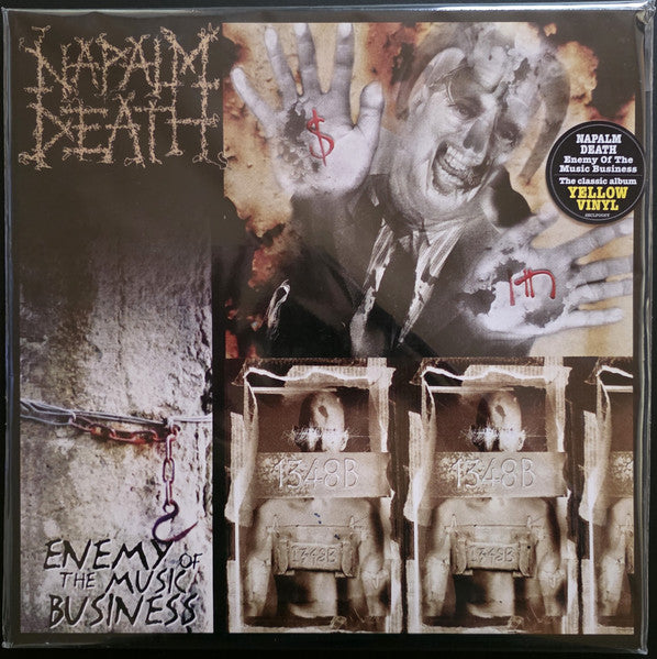 Napalm Death – Enemy of the Music Business (Yellow Vinyl) 🇺🇸