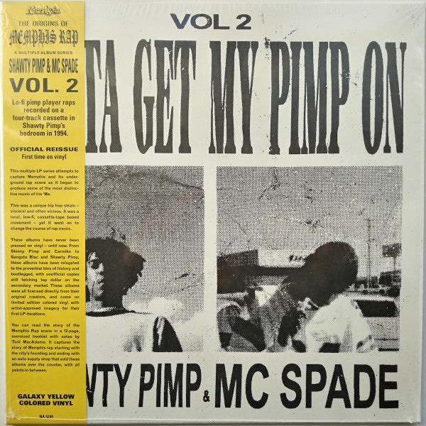 Shawty & MC Spade Pimp – Gotta Get My Pimp on Vol.2 (Unique Colored Vinyl) 🇺🇸