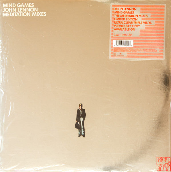 John Lennon – Mind Games (Meditation Mixes) (Crystal Clear Vinyl/3LP) 🇺🇸