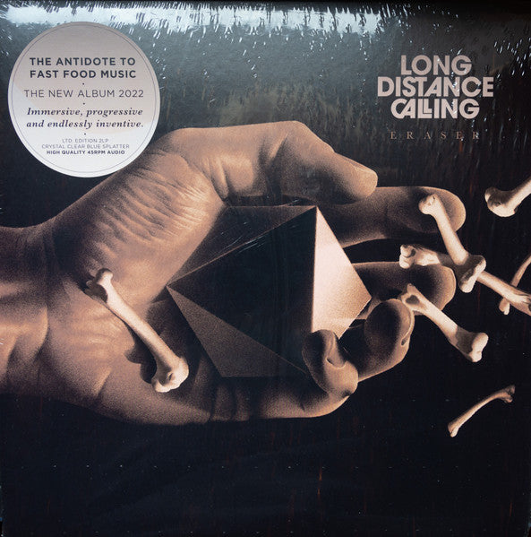 Long Distance Calling – Eraser (Crystal Clear Blue Splatter Vinyl/2LP) 🇺🇸