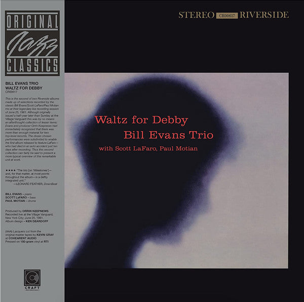 Bill Trio Evans – Waltz for Debby (Original Jazz Classics Series) 🇺🇸