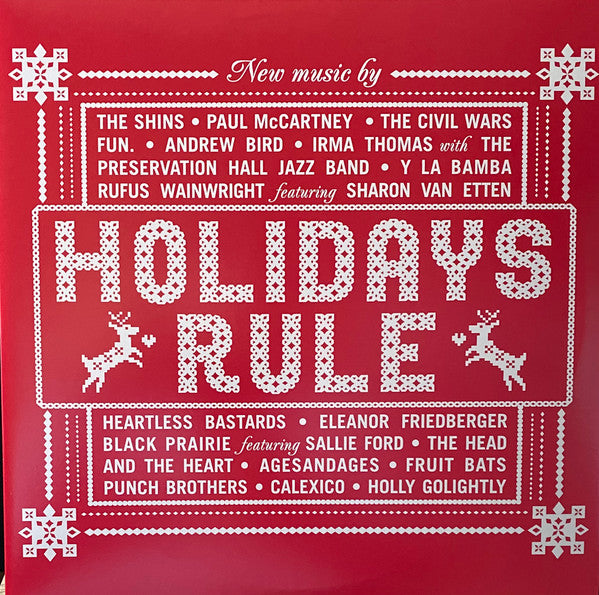 Various Artists – Holidays Rule (2LP/Translucent Red Vinyl) 🇺🇸