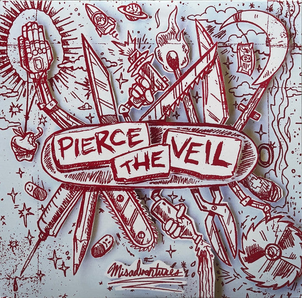 Pierce the Veil – Misadventures (Silver with Red Splatter Vinyl) 🇺🇸