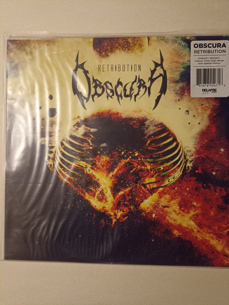 Obscura – Retribution (Bone White, Red & Olive Green Merge W/ Bone White, Red & Olive Green Splatter Vinyl) 🇺🇸