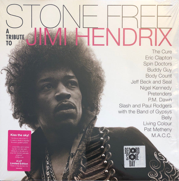 Jimi Tribute Hendrix – Stone Free: Jimi Hendrix Tribute (Black & Clear Vinyl) (Rocktober) 🇺🇸