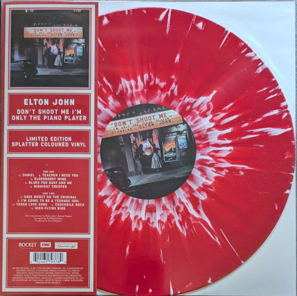 Elton John – Don't Shoot Me I'm Only the Piano Player (Red Splatter Vinyl/180G) 🇺🇸