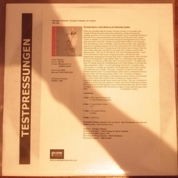 George Coleman – George Coleman at Yoshi's (180G) 🇺🇸