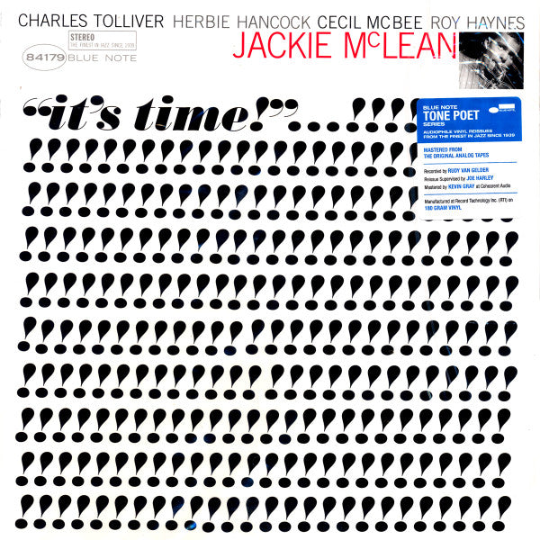 Jackie McLean – It's Time (Blue Note Tone Poet Series) 🇺🇸