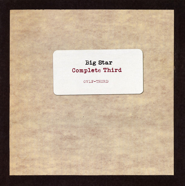 Big Star – Complete Third 3: Final Masters (2LP/DL Card) 🇺🇸