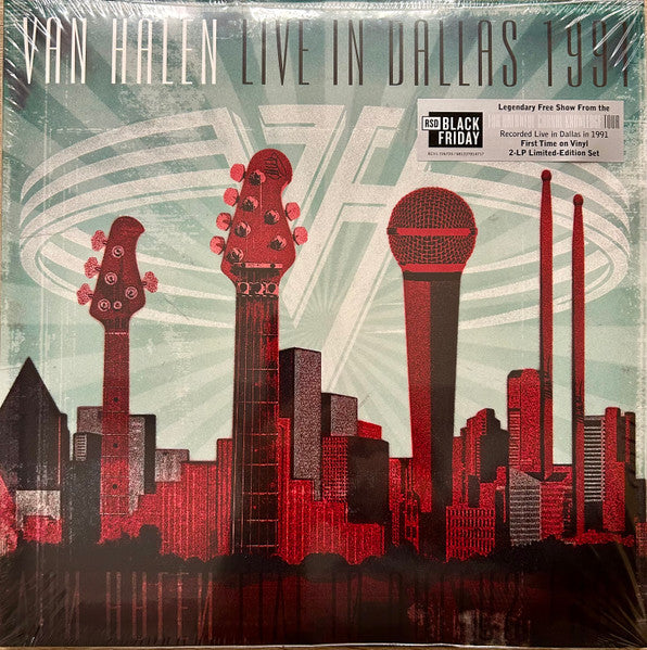 Van Halen – Live in Dallas 1991 (2LP/Red Vinyl/Hv Logo Etching) (RSD) 🇺🇸
