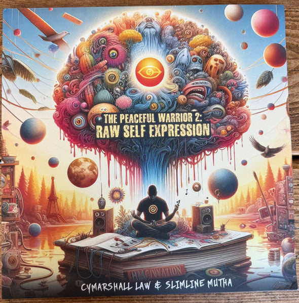 Cymarshall Law & Slimline Mutha – Peaceful Warrior 2: Raw Self Expression (Orange Vinyl/180G) 🇺🇸