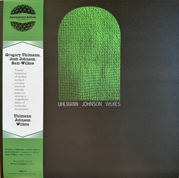 Gregory; Johnson Josh; Wilkes Sam Uhlmann – Uhlmann Johnson Wilkes (Concord Grape Vinyl) 🇺🇸