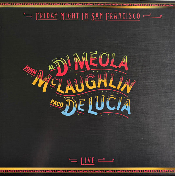 Paco; Al Di Meola; John Mclaughlin De Lucia – Friday Night In San Francisco (Purple Vinyl/Numbered/180G) 🇺🇸