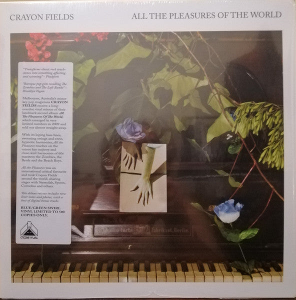 Crayon Fields – All the Pleasures of the World (Deluxe Edition) (Blue & Green Galaxy Swirl Vinyl) 🇺🇸