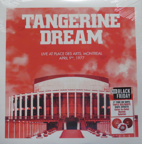 Tangerine Dream – Live at Place Des Arts, Montreal - 4/10/77 (3LP/3-red/White - Colorincolor/Marble/Splatter) (RSD) 🇺🇸