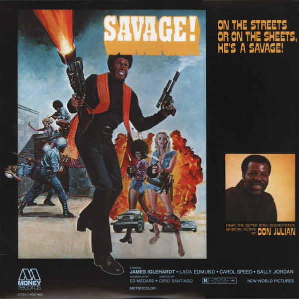 Don Julian – Savage! Super Soul OST (Blood Orange Vinyl) 🇺🇸