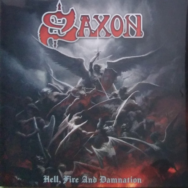 Saxon – Hell, Fire & Damnation (180G/Red Marble W/ Black Vinyl) (I) 🇺🇸