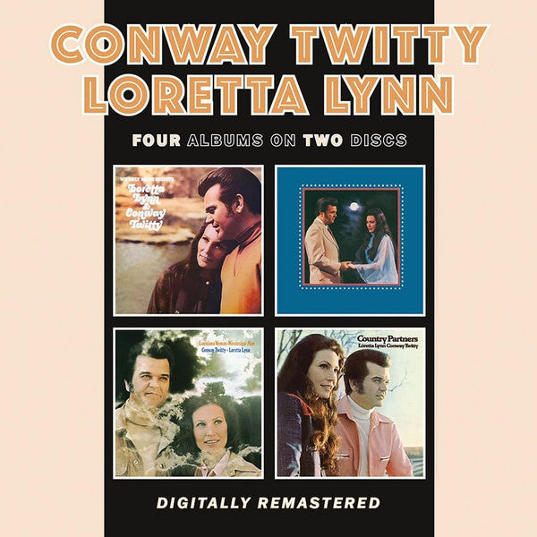 Twitty,conway & Loretta Lynn – We Only Make Believe/Lead Me On/Louisiana Woman-Mississippi Man/Country Partners [CD Nuevo] 💿 🇺🇸