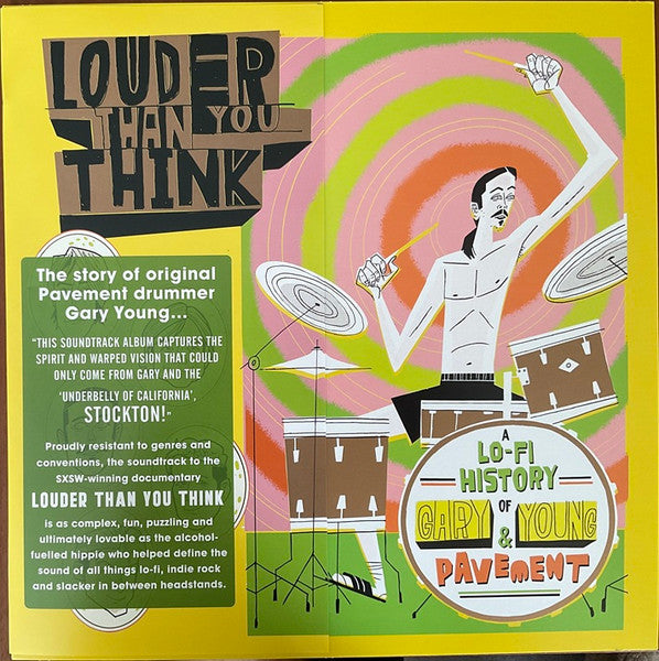 Various Artists – Louder than You Think: a Lo-fi History of Gary Young & Pavement (OST) (Clear Pink Vinyl) 🇺🇸