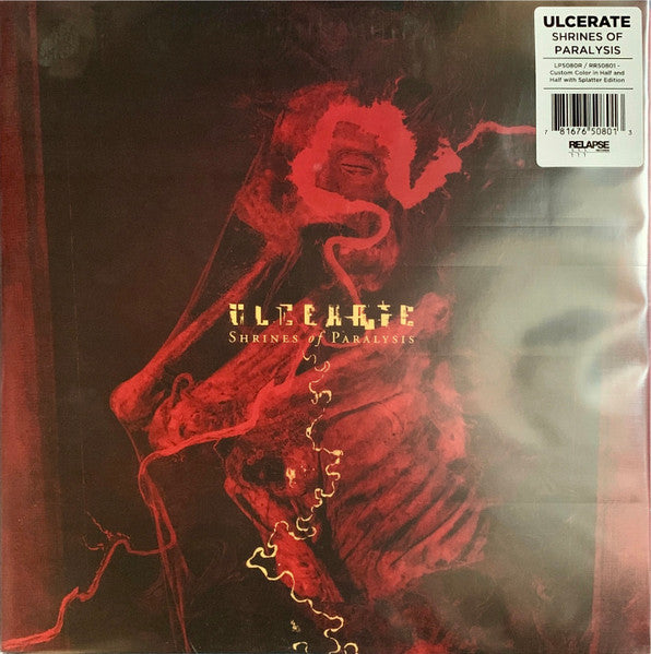 Ulcerate – Shrines Of Paralysis (Black Trans. Gold & Red Half & Half W/ Red, Gold & Black Splatter Vinyl/2Lp) 🇺🇸