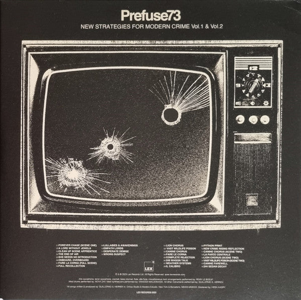 Prefuse 73 – New Strategies for Modern Crime: VOL. 1 & 2 (Color Vinyl/2LP) 🇺🇸