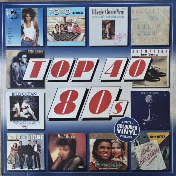 Various Artists – Top 40 - 80S (Cobalt Blue Vinyl) (Import) 🇺🇸