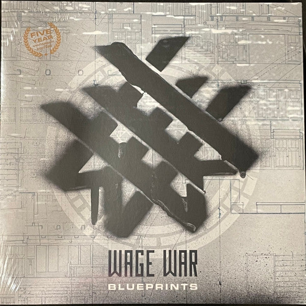 Wage War – Blueprints (Anniversary Edition/Seafoam Marble Vinyl) 🇺🇸