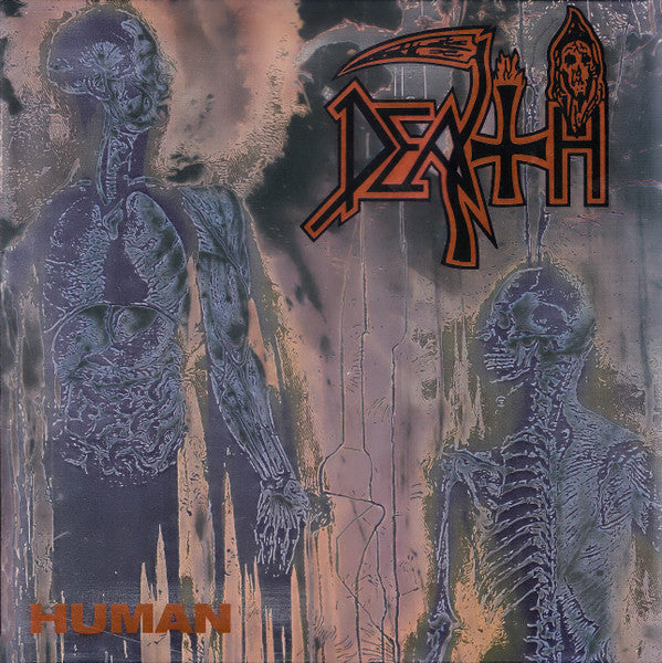 Death – Human (Bone White, Blue Jay & Gold Tri Color Merge with Splatter Vinyl) 🇺🇸