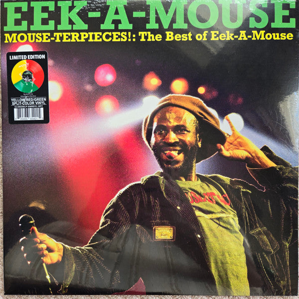 Eek-a-mouse – Mouse-terpieces: the Best of Eek-a-mouse ( Red/Green/Yellow Split Vinyl) 🇺🇸
