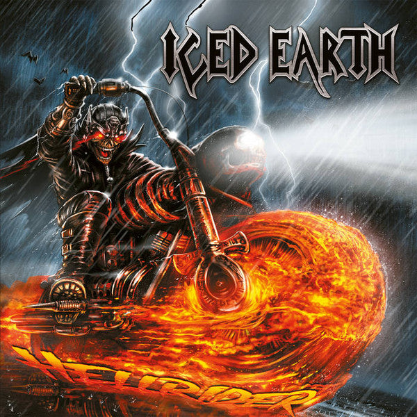 Iced Earth – Hellrider (Orange,yellow,silver Splatter Vinyl) (Import) 🇺🇸